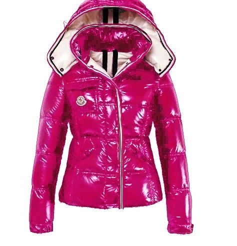 Moncler Quincy Jacket Glossy Pink Wmns